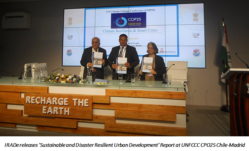 Glimpses from IRADe @COP25