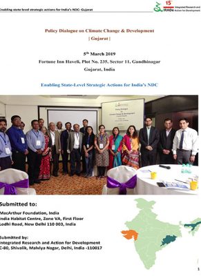 Proceedings of Policy Dialogue on Climate Change and Development-Gujarat-1